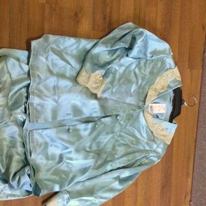 AQUA PURE SILK 2 piece pajamas by TREESHA.